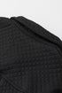 Lattice Texture Retro Flap Pocket Button Shacket